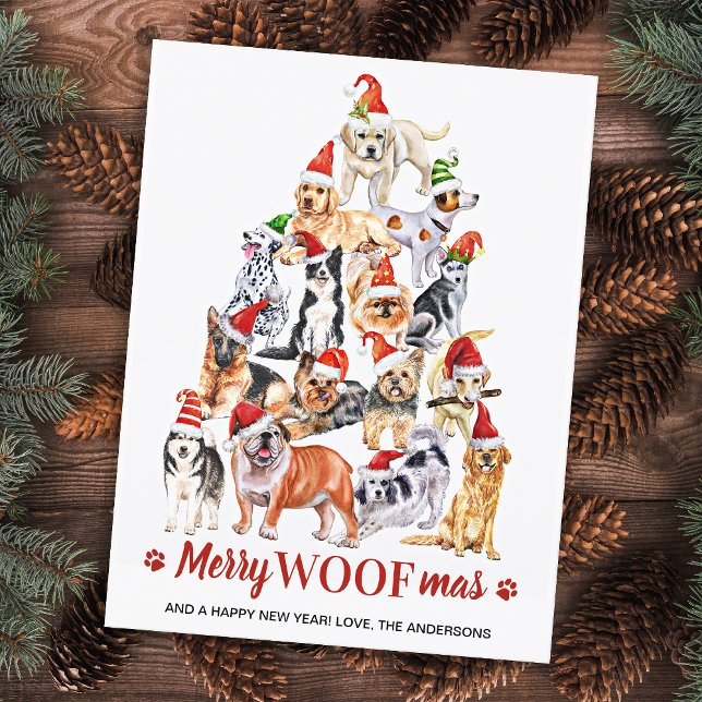 Perros de árbol de navidad de merry Woofmas Perro  (Subido por el creador)