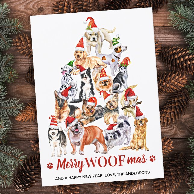 Perros de árbol de navidad de merry Woofmas Perro  (Subido por el creador)