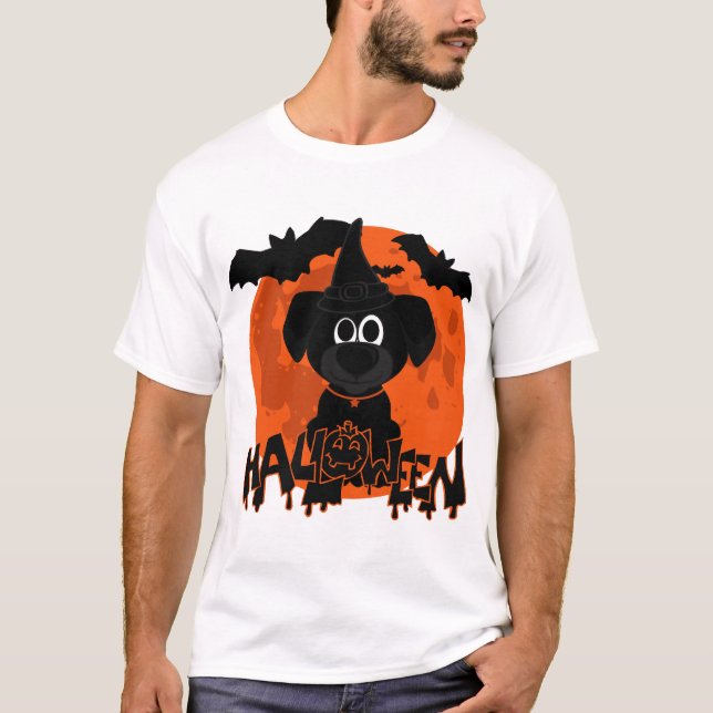 perros de camiseta de Halloween (Anverso)