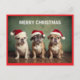 Perros de navidad de Cute Merry