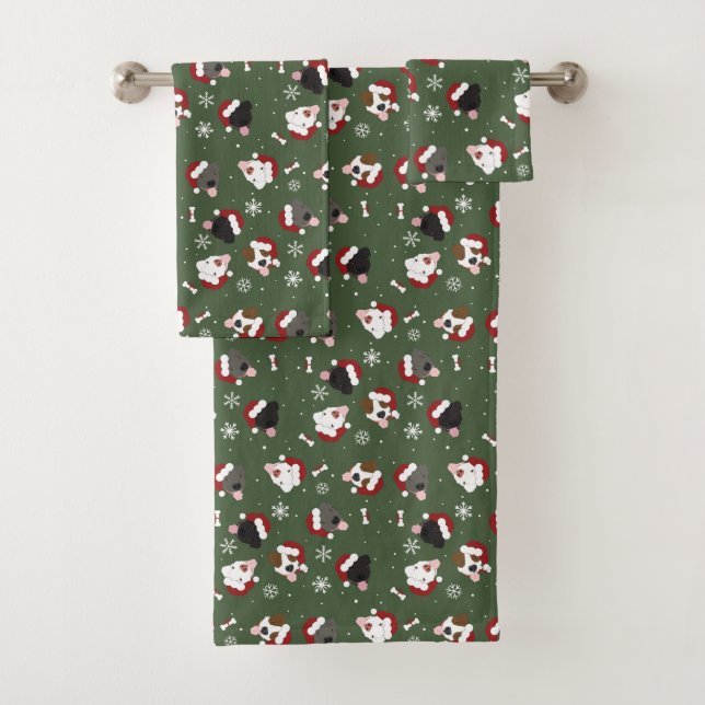 Perros de Santa en Verde (In situ)