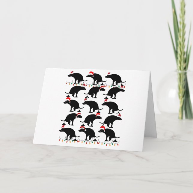 Perros Defecando Divertidos Navidad (Anverso)