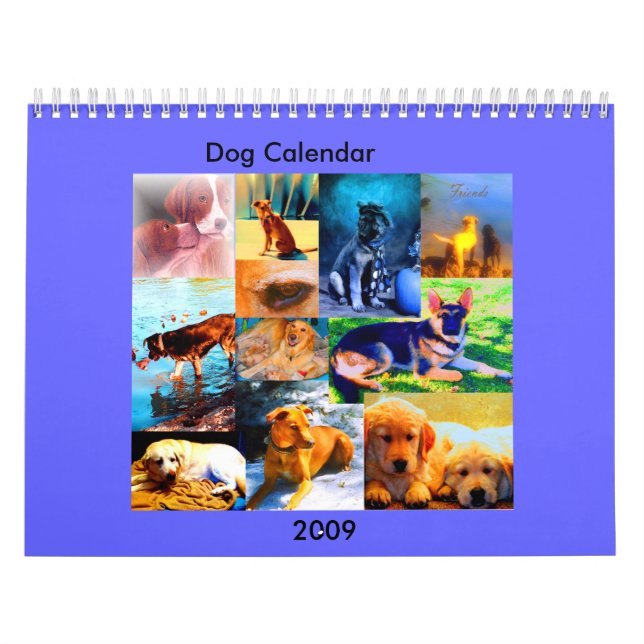 perros del arte, calendario del perro, 2009 (Tapa)