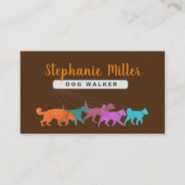 Perros divertidos y coloridos - Tarjeta de present