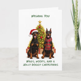 Perros Doberman Navidad