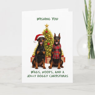 Perros Doberman Navidad