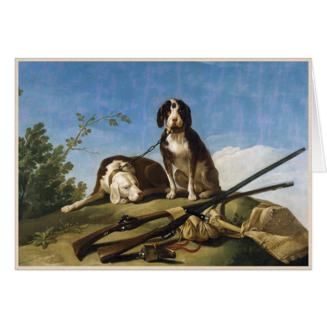 Perros en la obra maestra de Francisco José de (Anverso (Horizontal))