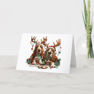 Perros ensanchados de navidad