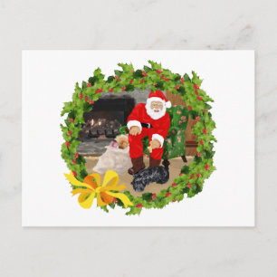 Perros escoceses en Navidad