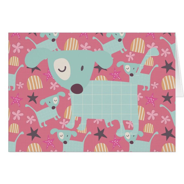 Perros, estrellas y flores (Anverso (Horizontal))