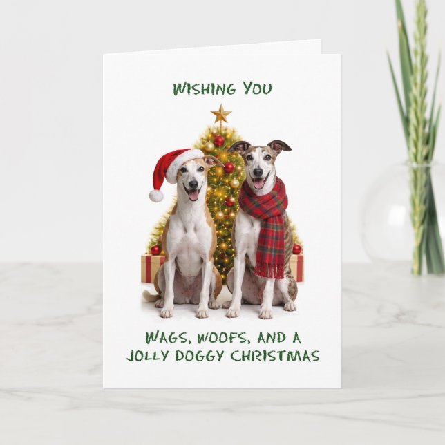 Perros Galgo Navidad (Anverso)