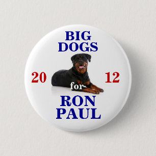 Perros grandes para el botón de Ron Paul
