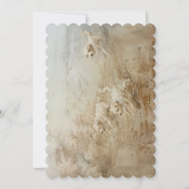 Perros - Invitación plana tamaño: 12,7 cm x 17,8 c