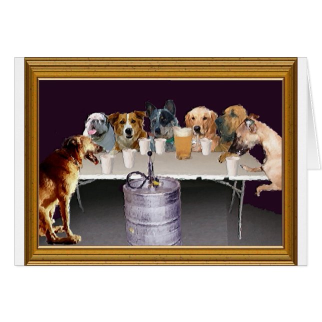 Perros jugando (Anverso (Horizontal))