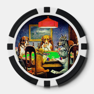 Perros jugando al póquer