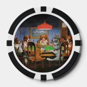 Perros jugando al póquer por C.M. Coolidge