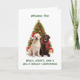 Perros Ladbrador de Navidad