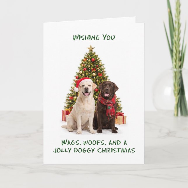Perros Ladbrador de Navidad (Anverso)