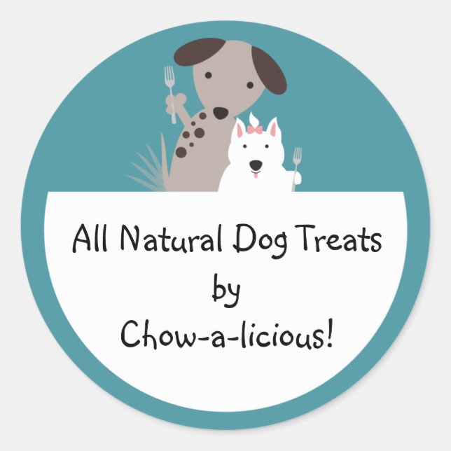 perros mascotas caseros pegatinas de paquetes de c (Anverso)