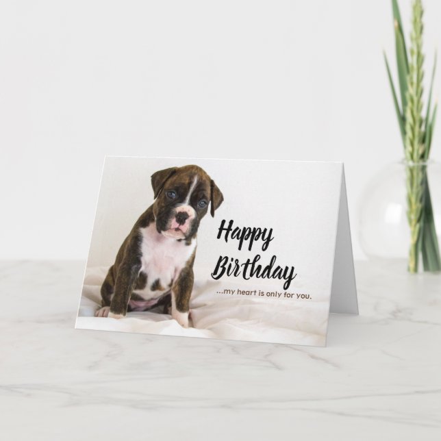 Perros para la tarjeta de cumpleaños - Perros para (Anverso)