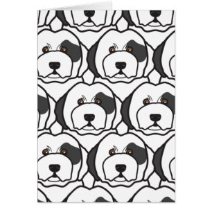 Perros pastor ingleses viejos