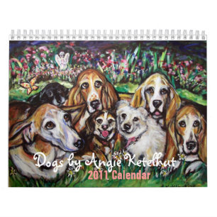 Perros por el calendario de Angie 2011