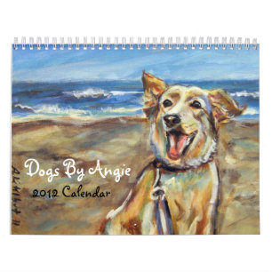 Perros por el calendario de Angie 2012