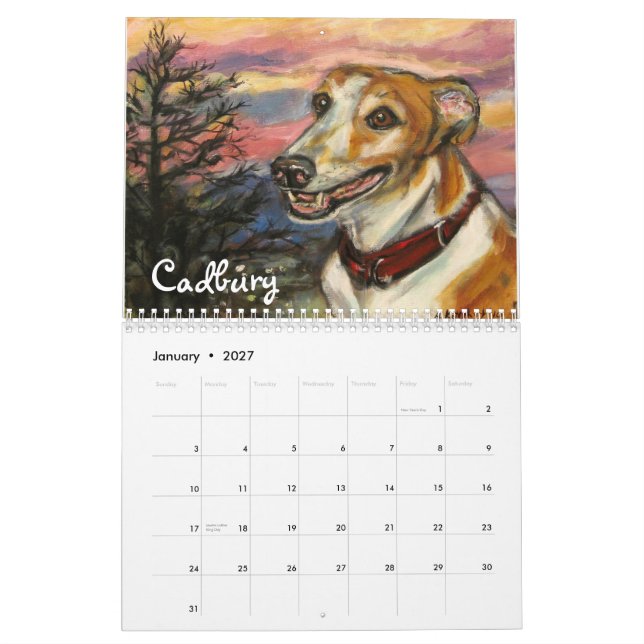 Perros por el calendario de Angie 2012 (Jan 2027)