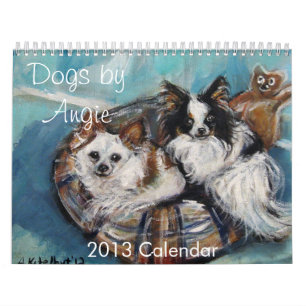 Perros por el calendario de Angie 2013
