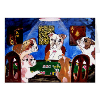 PERROS QUE JUEGAN AS DEL PATIO DEL PÓKER