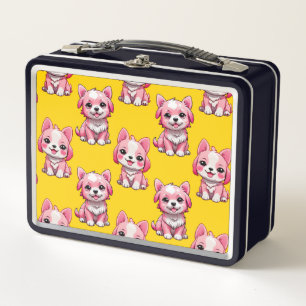Perros rosados lindos - Amarillo