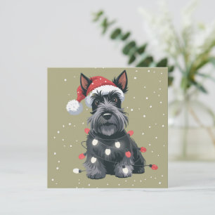 Perros Scottie Terrier Escocés Navidad Perro Mamá 