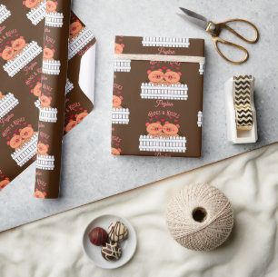 Perros y besos añaden un nombre envolviendo papel