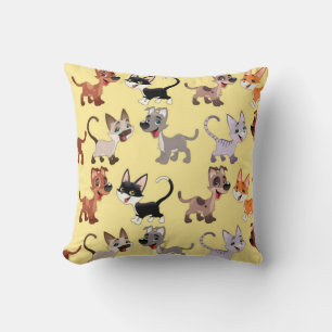 Perros y gatos almohada