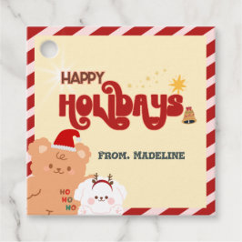 Perros y osos, Navidades de vacaciones, etiqueta d