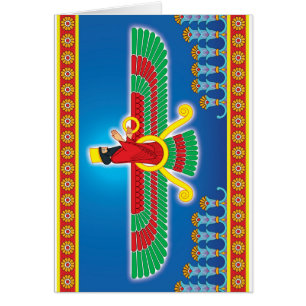 Persa Faravahar del Zoroastrian