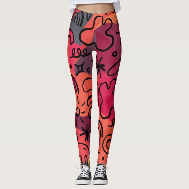 Perseo moderno A draw Leggings (Anverso)