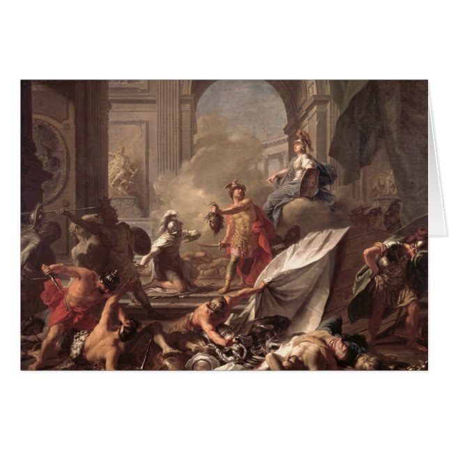 Perseus, bajo la protección de Minerva (Anverso (Horizontal))