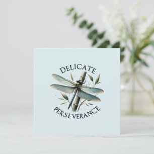 Perseverancia Delicada - Dragonfly artístico