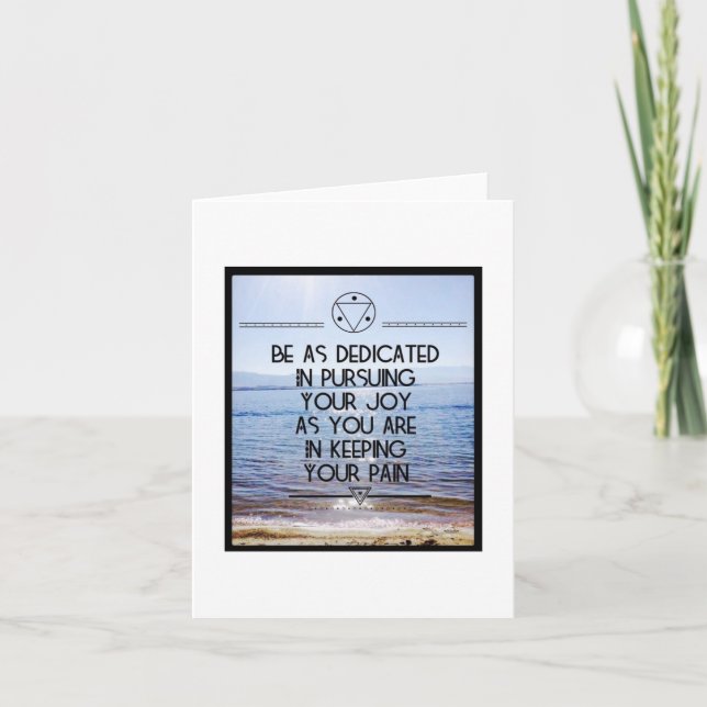 Persigue tu tarjeta de nota de alegría - interior  (Anverso)