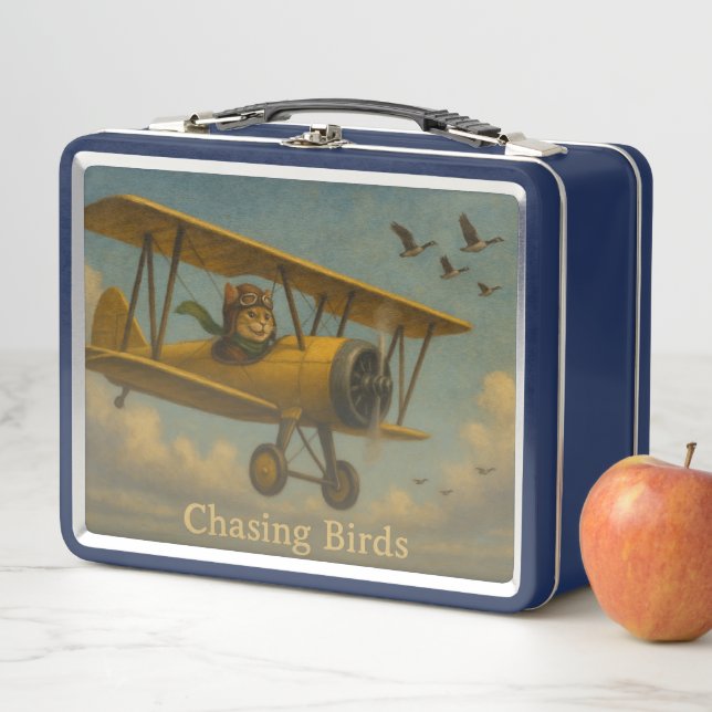Persiguiendo a los pájaros Metalizado Lunchbox (In situ)