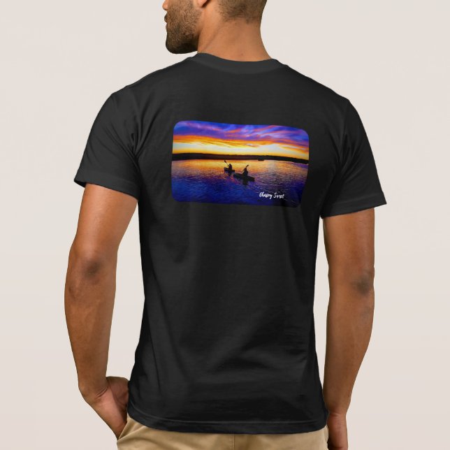 Persiguiendo a Sunset Kayak Jersey Cotton Tee | Un (Reverso)