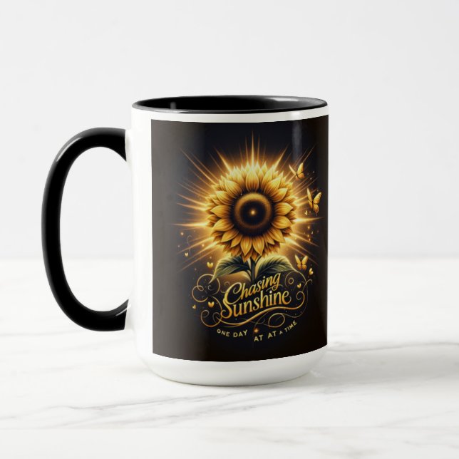 Persiguiendo a Sunshine Mug - Inspirador Copa de C (Izquierda)