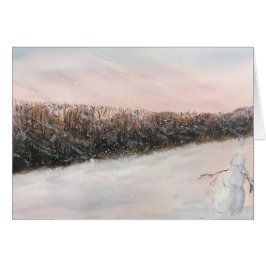 PERSONA DE LA NIEVE   . ACUARELA