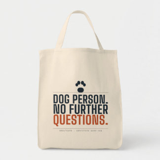 Persona de Perro. Sin Más Preguntas. | Bolsa de Ma
