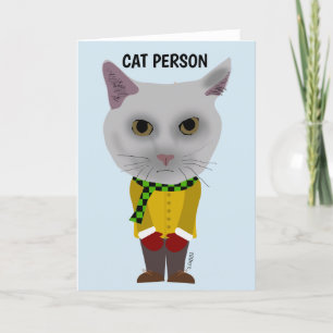 PERSONA DEL GATO ARTE TODAS LAS OCASIONES TARJETAS