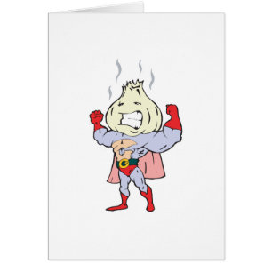 personaje de ajo superhéroe