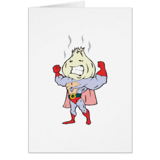 personaje de ajo superhéroe