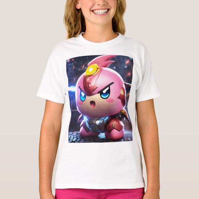 personaje de caricatura con camiseta impresa para  (Anverso)