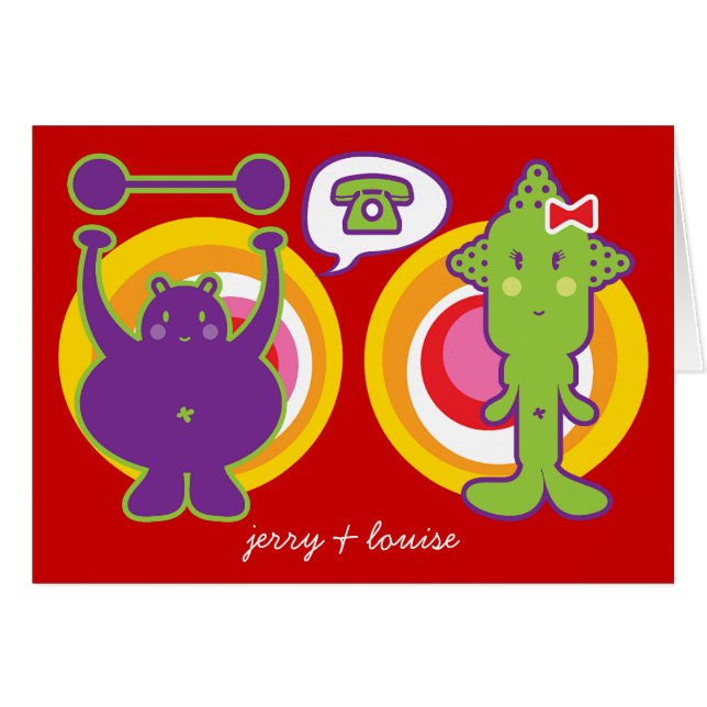 Personaje de caricatura de la Cuta Verde de Mr. Pu (Anverso (Horizontal))